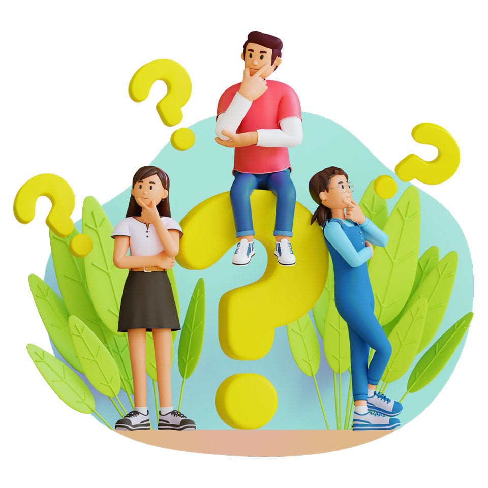 FAQ SEO FAQ page graphic – Frequently asked questions about Search Engine Optimization